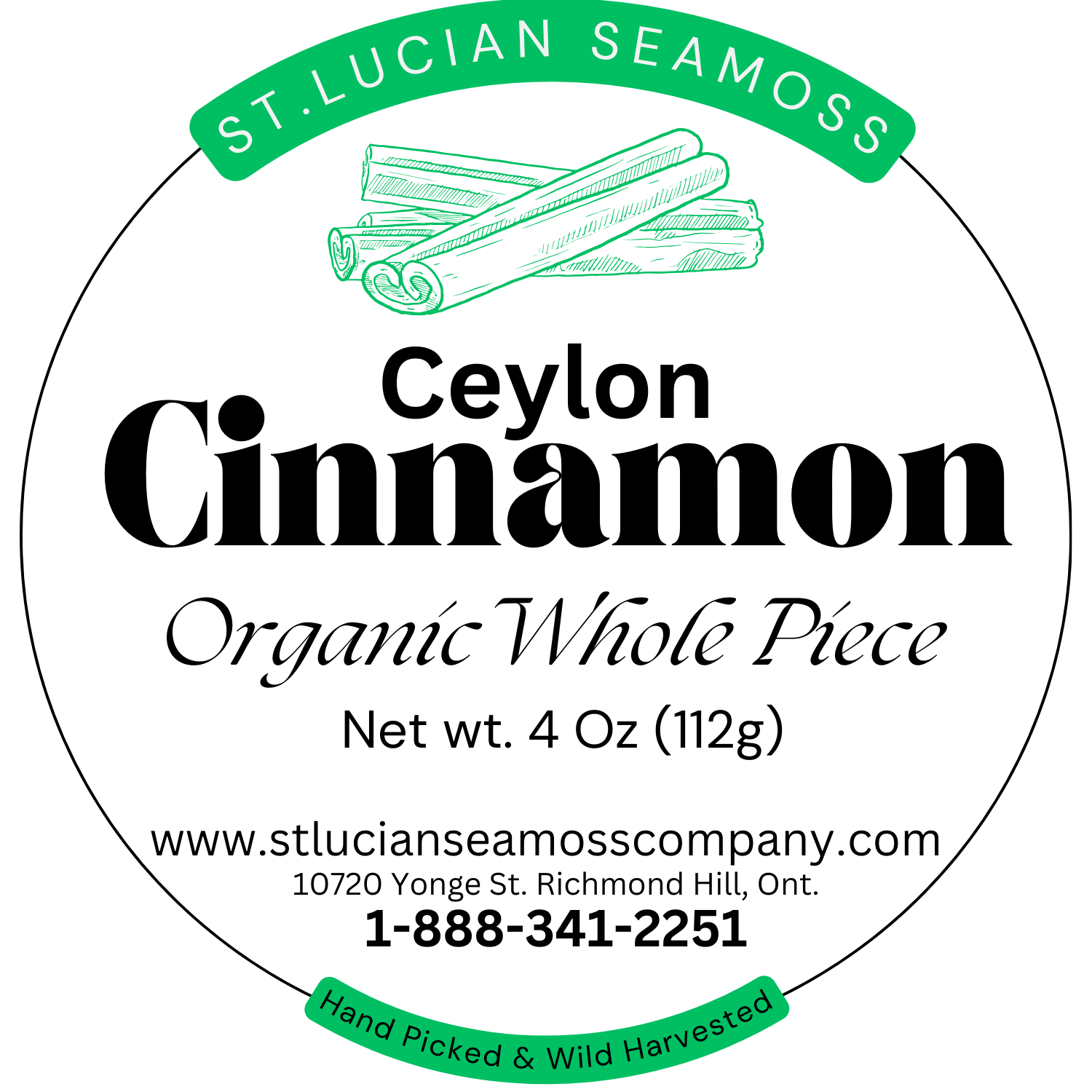 Cinnamon - Raw St.Lucian Ceylon
